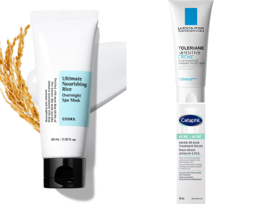 Glowy Skincare faves cover photo collage