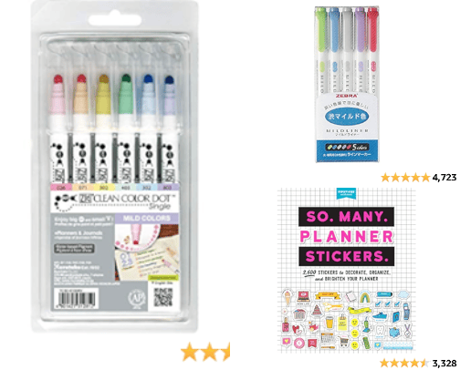 Planning - Planners, Pens, Stickers cover photo collage