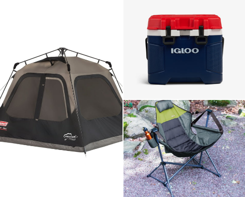 Camping with my kidlets cover photo collage