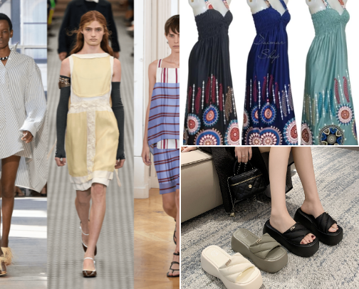 Fashion dresse cover photo collage