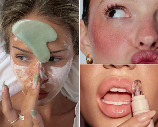 ✨ Clean Girl Makeup Routine — Fresh, Dewy & Easy” cover photo collage