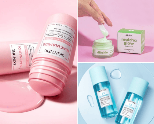 my skincare routine cover photo collage