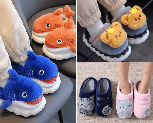 Collection Indoor Slippers cover photo collage