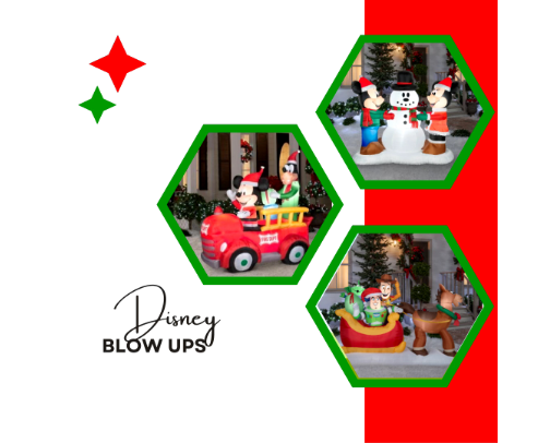 Disney Blow ups cover photo collage
