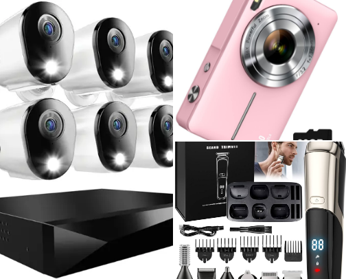 Electronic supply cover photo collage