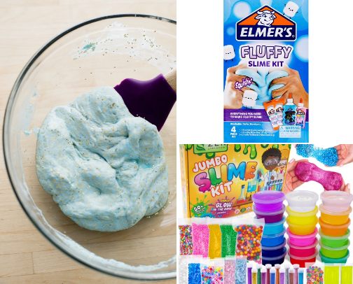 Slime time cover photo collage
