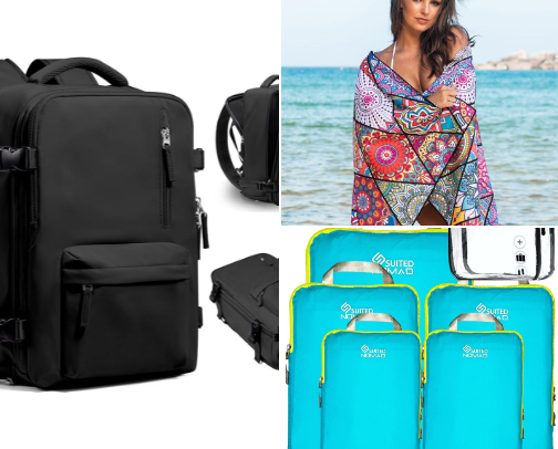 Travel essentials cover photo collage