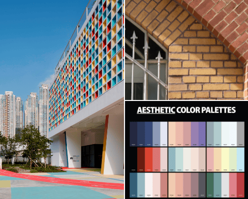 Aesthetic Interior /Exterior Room cover photo collage