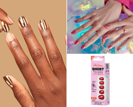 Press on nails faves cover photo collage