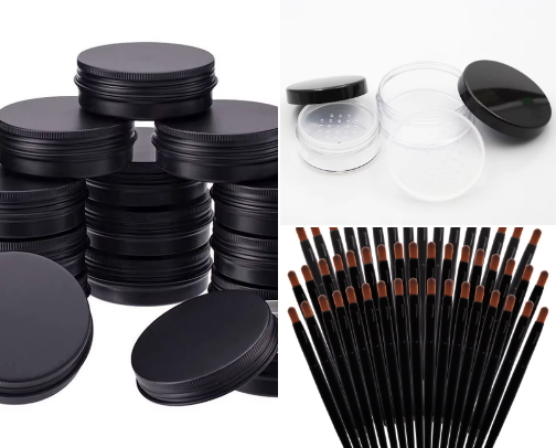 Makeup Client/Bride Touch Up Items ♡ cover photo collage