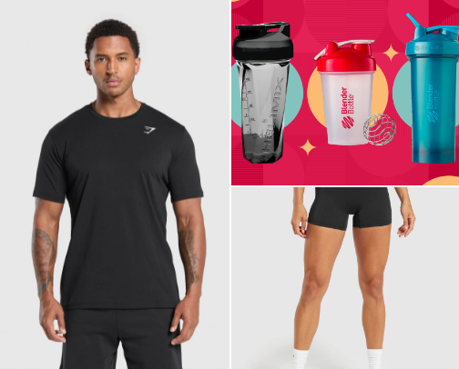 Gym essentials cover photo collage