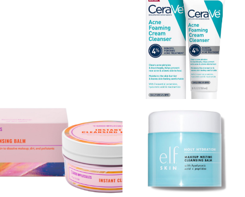 skincare routine and recs! oily/combo edition cover photo collage