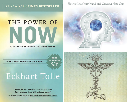 My favorite (spiritual) books cover photo collage