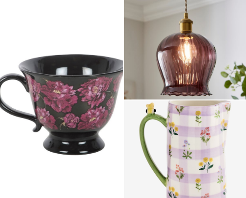 Purple Home Aesthetics from my Pinterest cover photo collage
