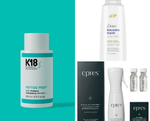 Holy Grail Hair Products for the Girlies with Damaged Hair cover photo collage