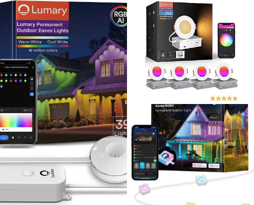 Gadgets/Tech and Lighting 💡 cover photo collage