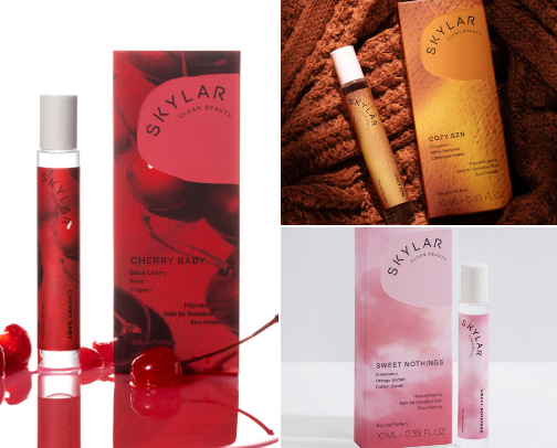 Skylar monthly scents cover photo collage