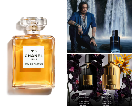 Extravagant parfumes! cover photo collage