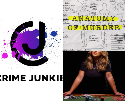 TRUE CRIME OBSESSED: PODCAST EDITION cover photo collage