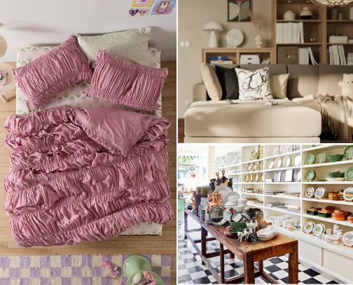 Home finds and living essentials cover photo collage
