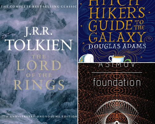 17 Books Elon Musk Recommends, From Dune to Rocket Fuel cover photo collage