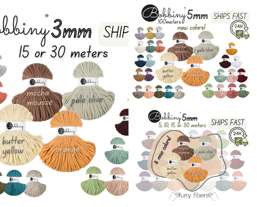 Macrame, Crochet & Fiber Art Supplies cover photo collage