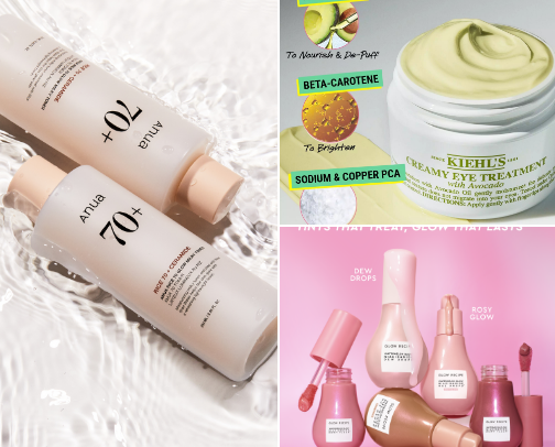 Skin prep for glass skin makeup!! cover photo collage