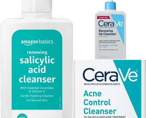 Top 10 Salicylic Acid Face Washes for Clearer Skin cover photo collage