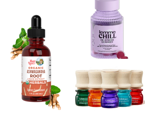 My stress relief MUST HAVES! cover photo collage