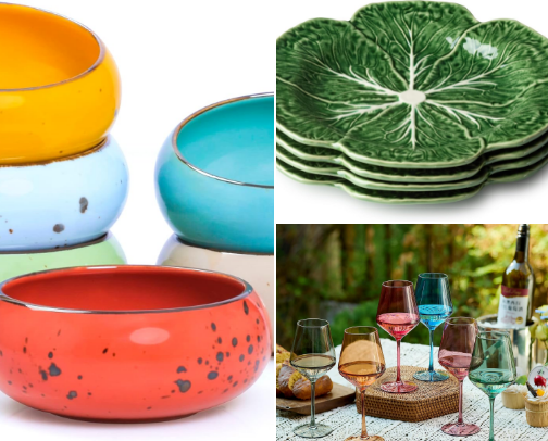 Maximalist Dinner Party Ideas: Bright Tablescapes & Bold Decor cover photo collage