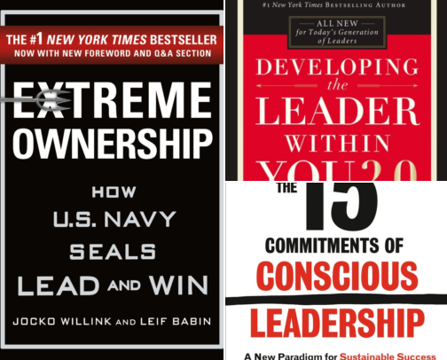 Books That Turned Me From Manager Into Leader cover photo collage
