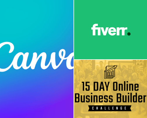Online business made easy cover photo collage