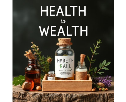 HEALTH is WEALTH cover photo collage