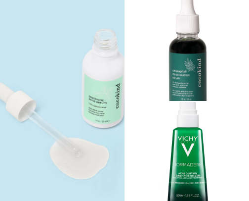 Oily Girl Skin Care Recs cover photo collage