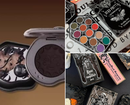 Unique makeup for the darkest souls | Goth cover photo collage