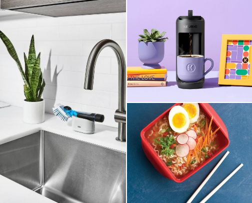 20 Tiny Dorm Kitchen Essentials (No Full Kitchen Needed) cover photo collage