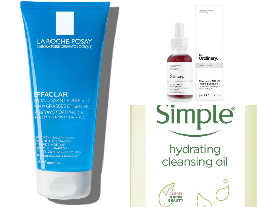 Skincare cover photo collage