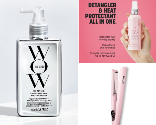 Curly hair that I straighten must haves! cover photo collage