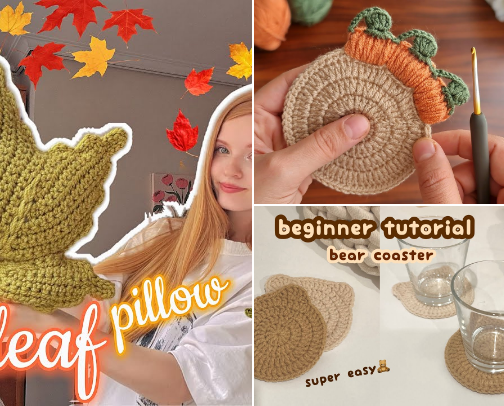 Cozy Fall Crochet Projects: My Current & Future Makes cover photo collage