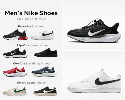 Everyday Men’s Shoes Essentials From Nike cover photo collage
