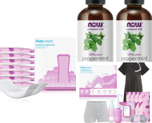 postpartum essentials cover photo collage