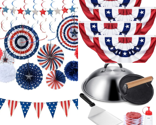 Last Minute 4th of July Backyard Barbecue Supplies! cover photo collage