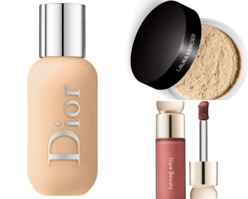 Full face makeup cover photo collage