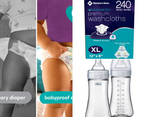 Baby stuff cover photo collage