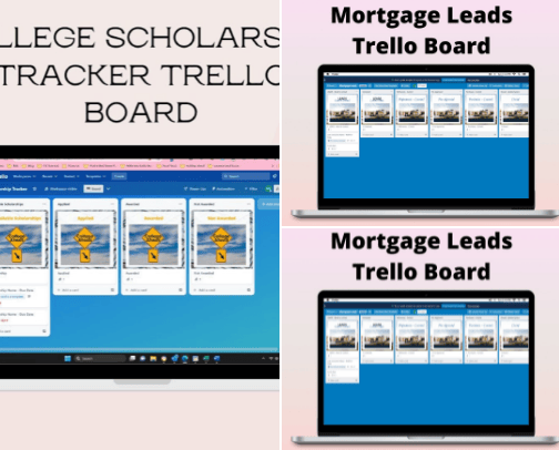 Trello Board Templates cover photo collage