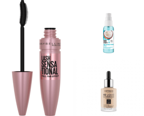 Affordable beauty items (Cocopanda) cover photo collage