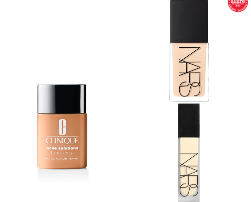 The High-End Foundations Worth Knowing If You Have Oily or Acne-Prone Skin cover photo collage
