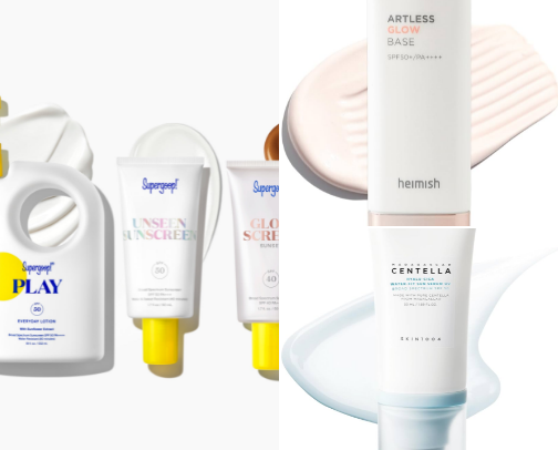 The Ultimate Sunscreen Wardrobe: Pick Your Daily Glow✨ cover photo collage