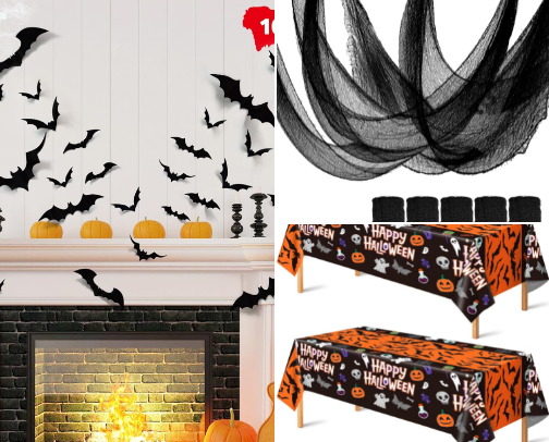 Halloween Party and Home Decorating Ideas cover photo collage