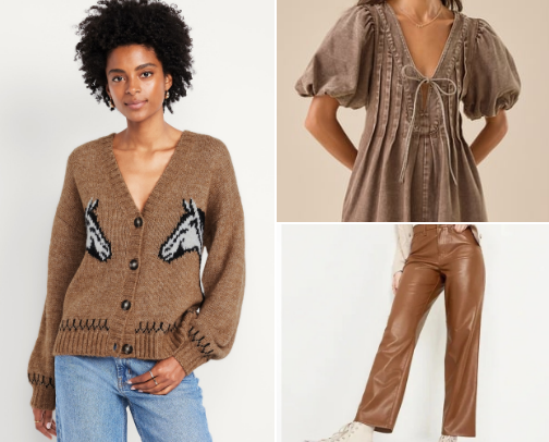 The Color Brown is the IT Girl for Fall cover photo collage